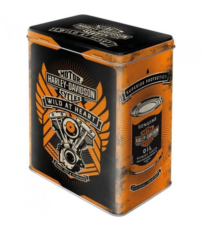 Коробка для хранения Nostalgic-Art "Harley-Davidson - Wild At Heart" L (30141)